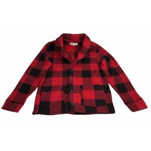 Levi Strauss Size Large Women’s Buffalo Plaid Fleece Jacket